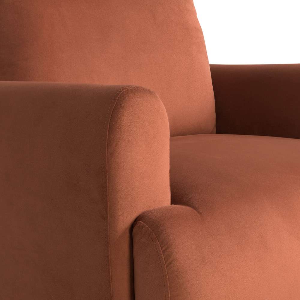 Lifestyle Solutions - Studio Living Kingston Accent Chair, Rust - 171A011RST veiw 7