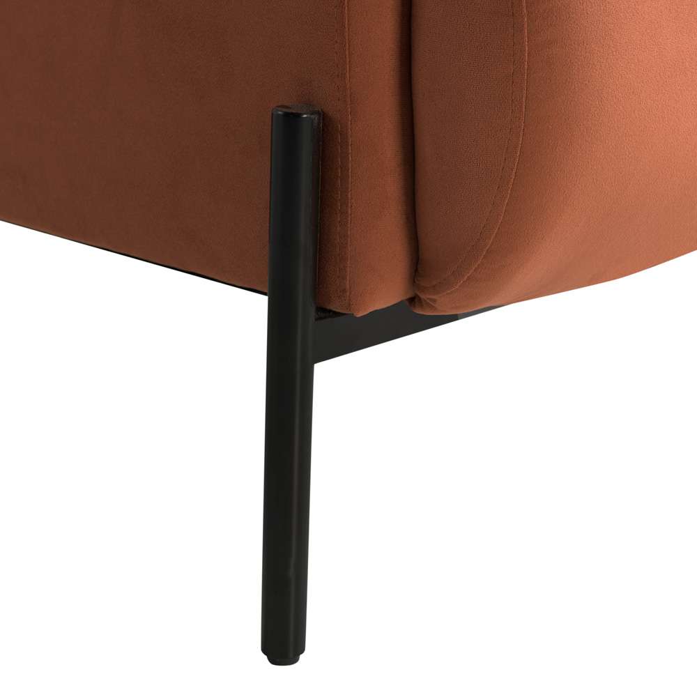 Lifestyle Solutions - Studio Living Kingston Accent Chair, Rust - 171A011RST veiw 8