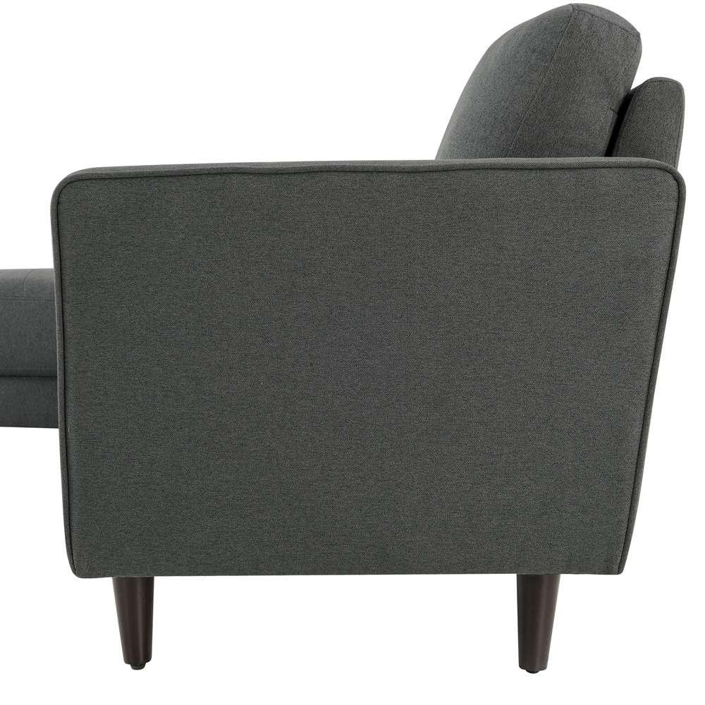 Lifestyle Solutions - Studio Living Langford Vegan Leather Sectional Sofa, Heather Gray - 135A001GRY-SET veiw 8