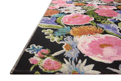 Loloi - Botanical Black / Multi 10-6in x 13-9in Area Rug - BOTABOT-01BLMLA6D9 veiw 4