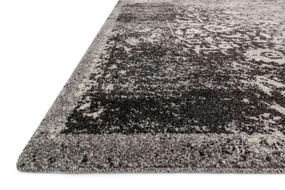 Loloi - Emory Black / Ivory 18in x 18in Sample Rug - EMOREB-01BLIV160S veiw 5