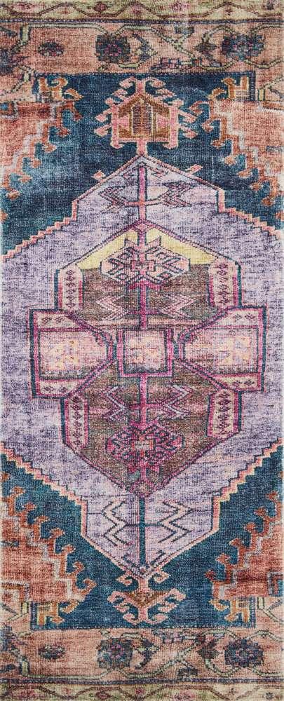 Loloi - Fiona Purple / Multi 2-0in x 5-0in Accent Rug - FIONB20341PUML2050 veiw 1
