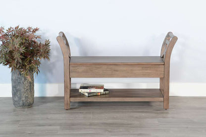 Sunny Designs -  48in Accent Storage Bench - 2075BU-48 veiw 2
