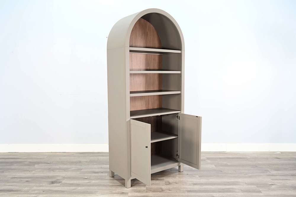 Sunny Designs -  Arched Display Cabinet with Doors - 2116PV veiw 3