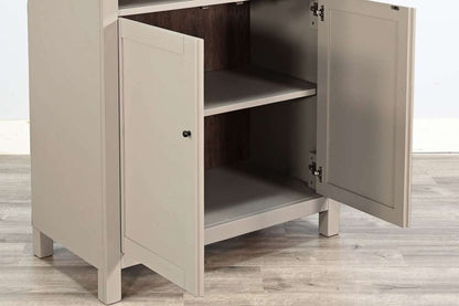 Sunny Designs -  Arched Display Cabinet with Doors - 2116PV veiw 5