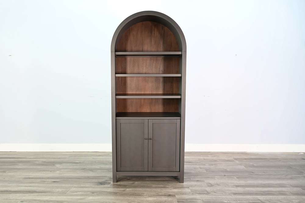 Sunny Designs -  Arched Display Cabinet with Doors - 2116UB veiw 2