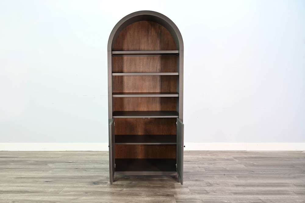 Sunny Designs -  Arched Display Cabinet with Doors - 2116UB veiw 4