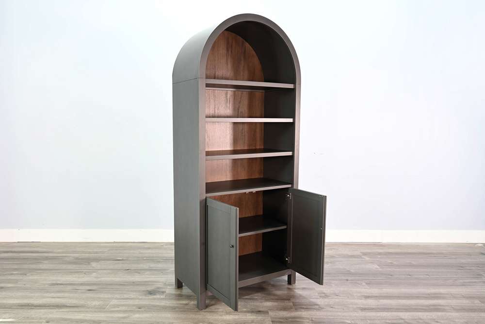 Sunny Designs -  Arched Display Cabinet with Doors - 2116UB veiw 6