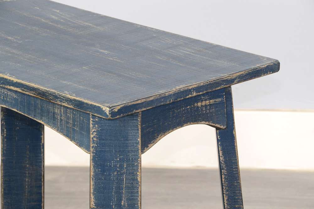 Sunny Designs - Marina -  Marina Farmhouse Mahogany Wood Chair Side Table in Ocean Blue - 3172OB-CS veiw 5