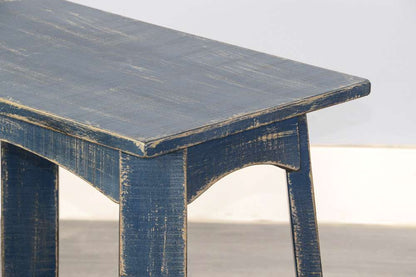Sunny Designs - Marina -  Marina Farmhouse Mahogany Wood Chair Side Table in Ocean Blue - 3172OB-CS veiw 5