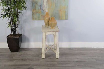 Sunny Designs - Marina -  White Sand Chair Side Table - 3172WS-CS veiw 2