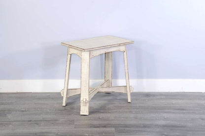 Sunny Designs - Marina -  White Sand Chair Side Table - 3172WS-CS veiw 3
