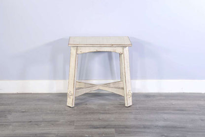 Sunny Designs - Marina -  White Sand Chair Side Table - 3172WS-CS veiw 4