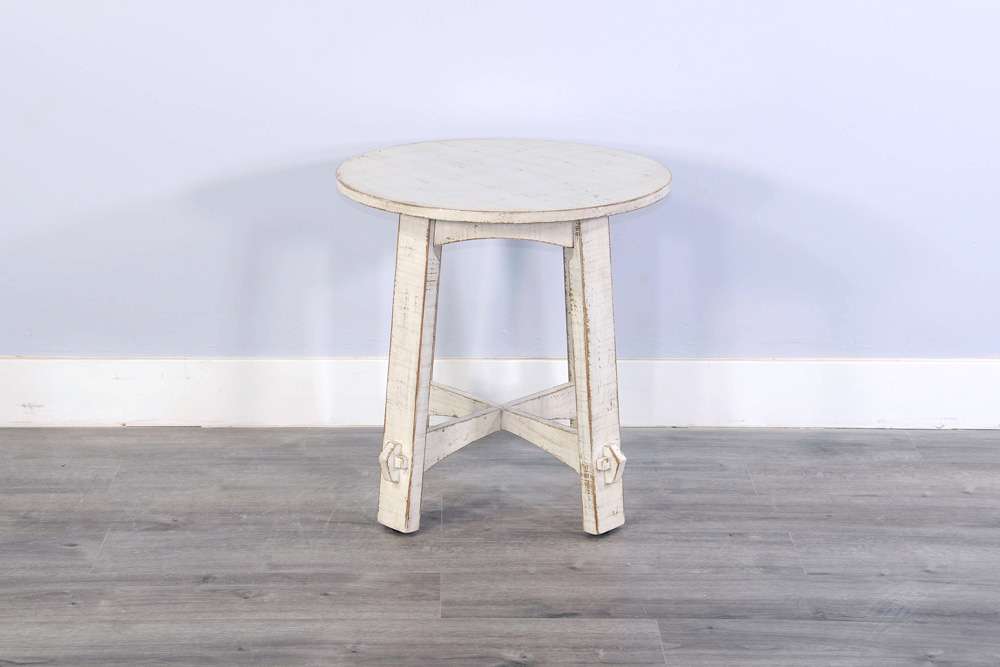 Sunny Designs - Marina -  White Sand End Table - 3172WS-E veiw 4