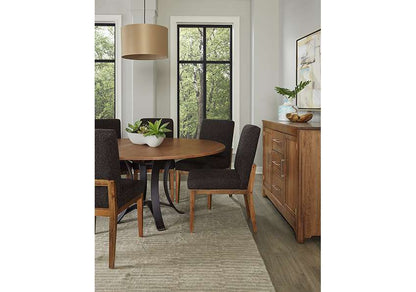 Vaughan Bassett - Crafted Cherry - Artisan and Post Uph Side Chair in Black Fabric (Set of 2) - 151-030E veiw 3