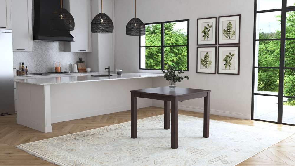 A-America - Mariposa 36in-54in Dinette Table, Warm Grey Finish - MRPWG6010 veiw 6