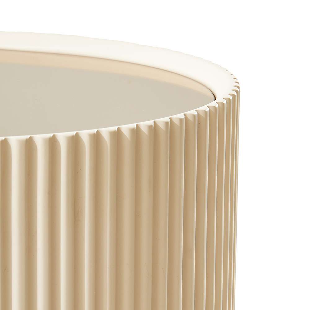 AICO by Michael Amini - Lisbon Console Table - Silken Matte Cream - LFR-LSBN223-140 veiw 4