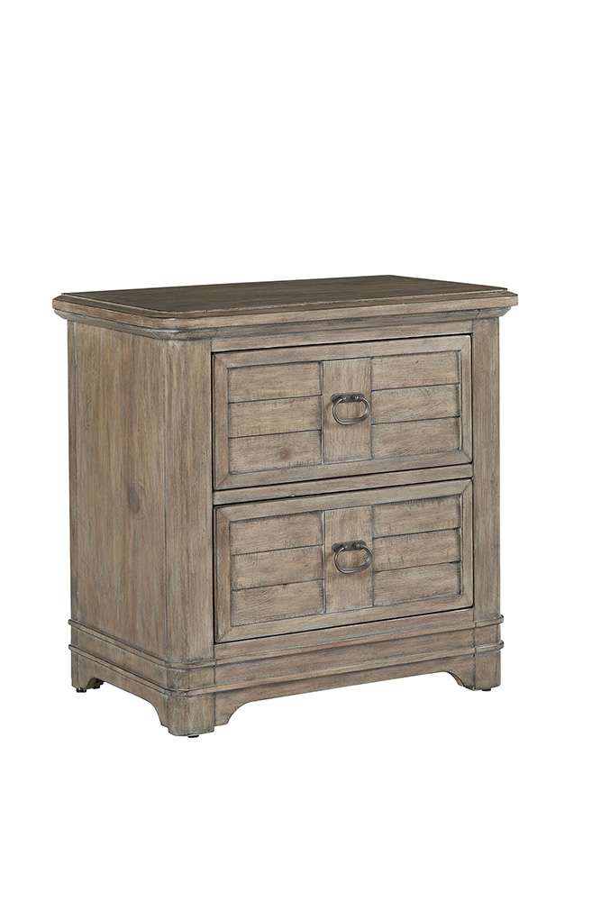 American Woodcrafters - Meadowbrook 2-Drawer Nightstand - Sand - 2600-420 veiw 2