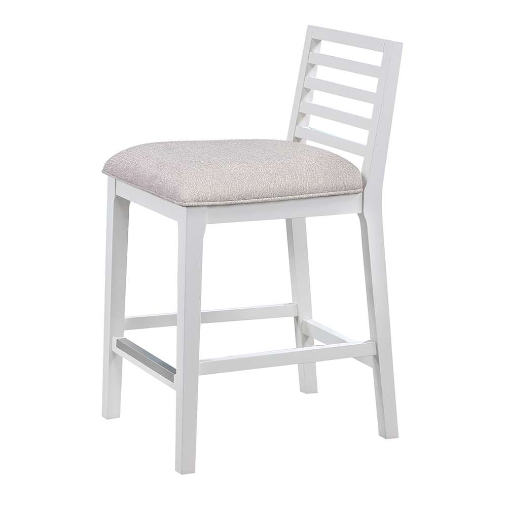 American Woodcrafters - Siri 26in Stool - White - B2-265-26F veiw 2