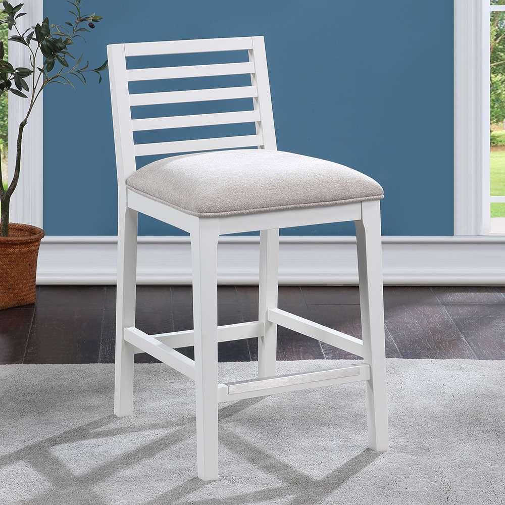 American Woodcrafters - Siri 26in Stool - White - B2-265-26F veiw 7