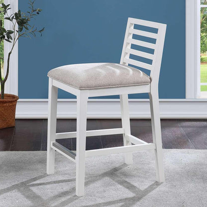 American Woodcrafters - Siri 26in Stool - White - B2-265-26F veiw 8