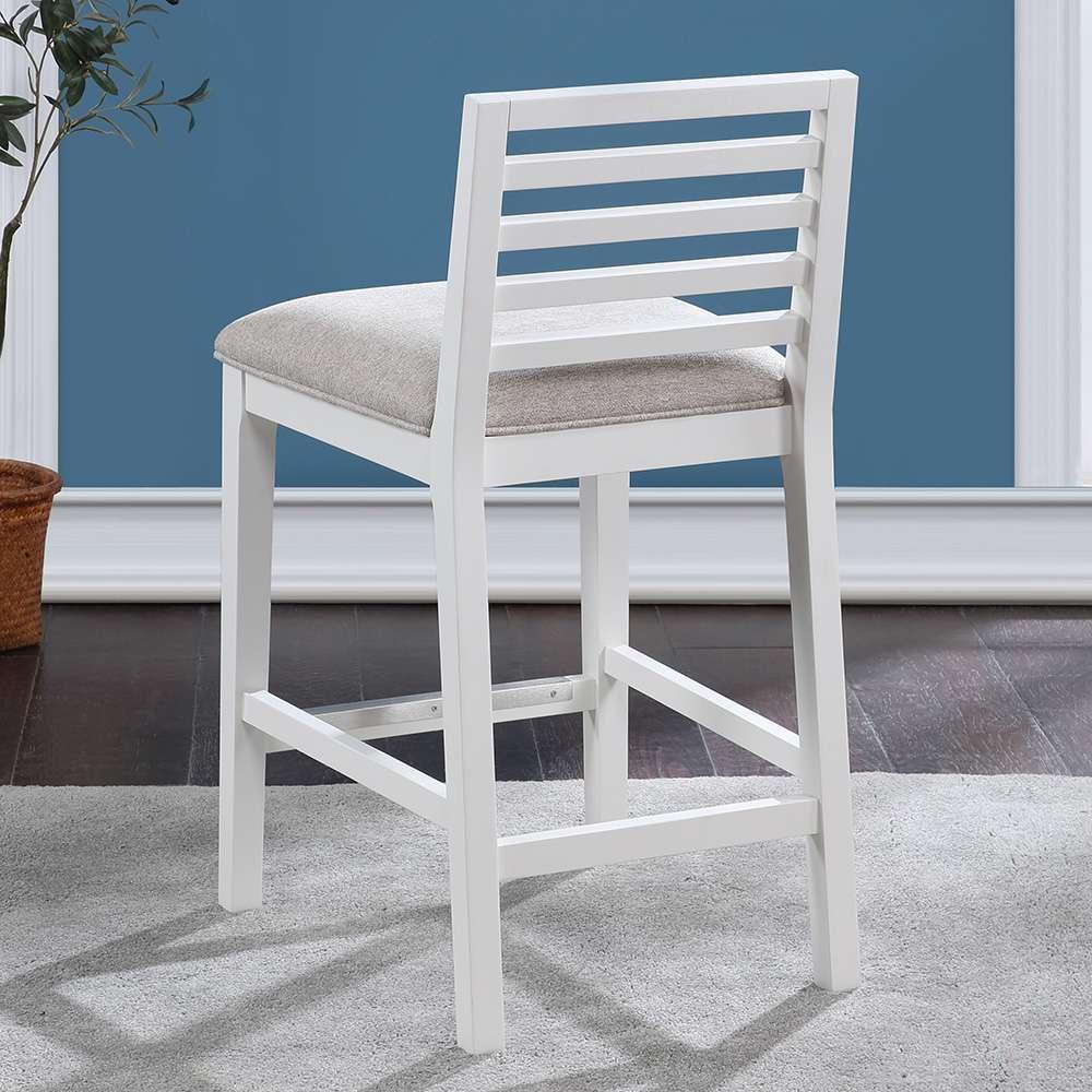 American Woodcrafters - Siri 26in Stool - White - B2-265-26F veiw 9