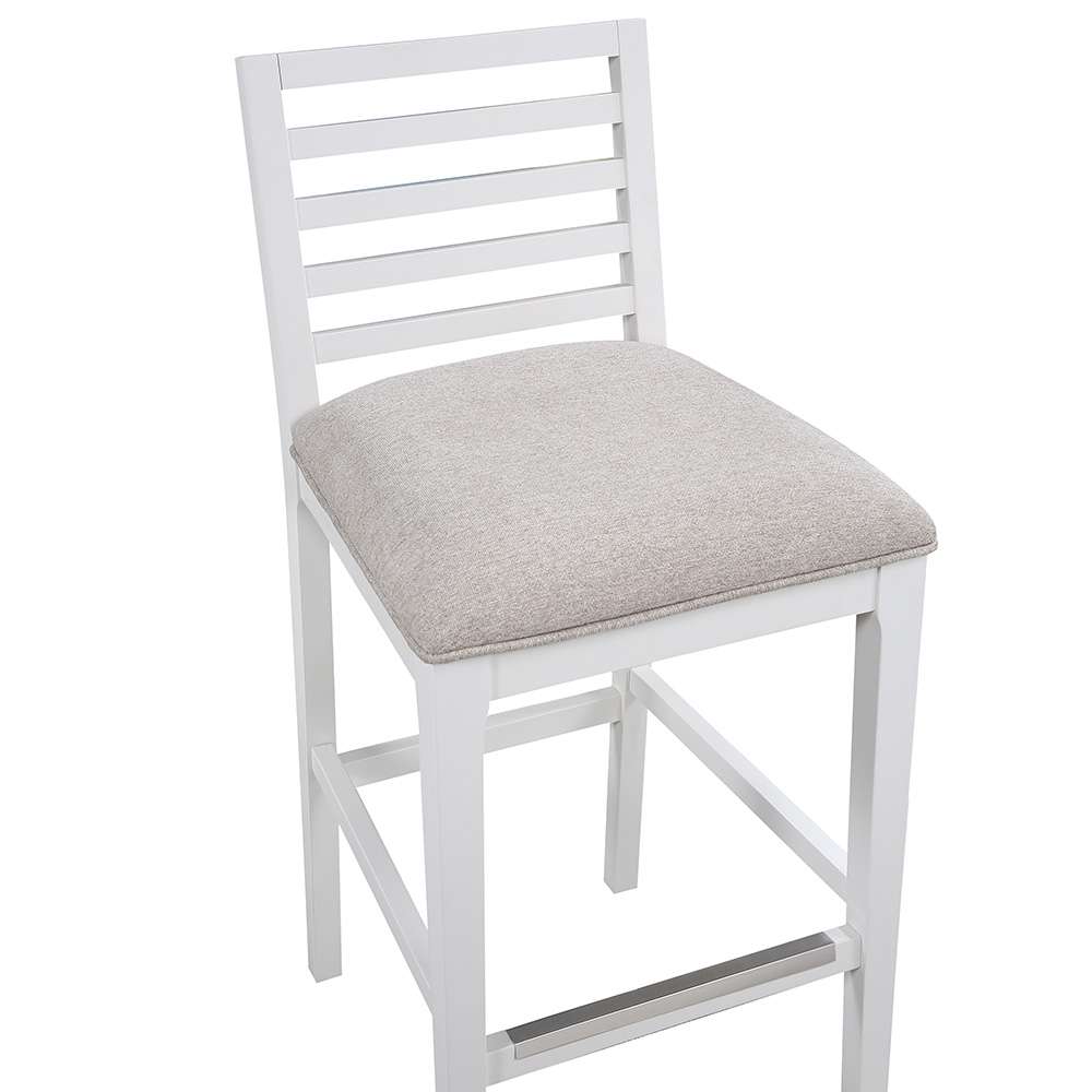 American Woodcrafters - Siri 30in Stool - White - B2-265-30F veiw 3