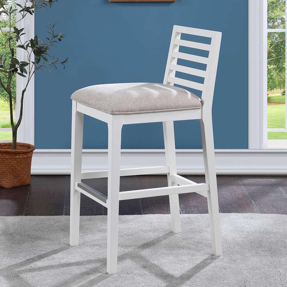 American Woodcrafters - Siri 30in Stool - White - B2-265-30F veiw 8