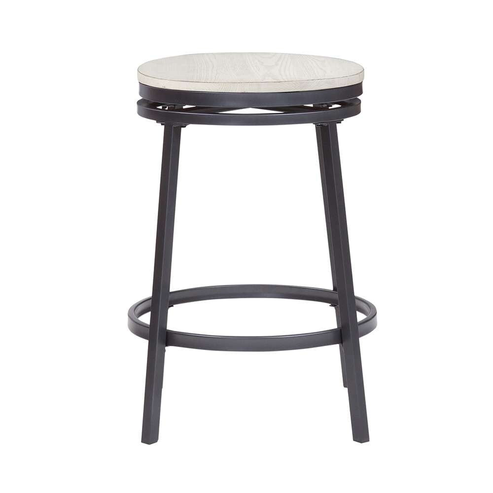 Stockton Backless Swivel Bar Stool - Thumbnail 3