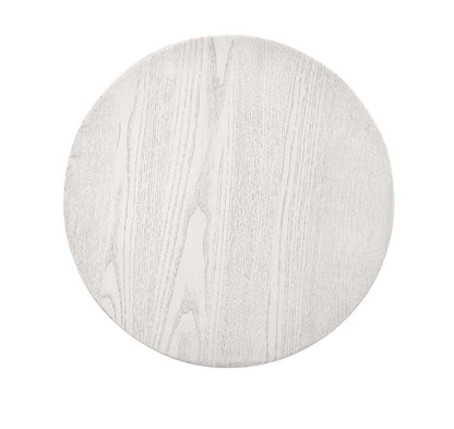 American Woodcrafters - Stockton 30in Backless Metal Swivel Stool - Slate Grey - White Oak Seat - B1-130-30W veiw 3