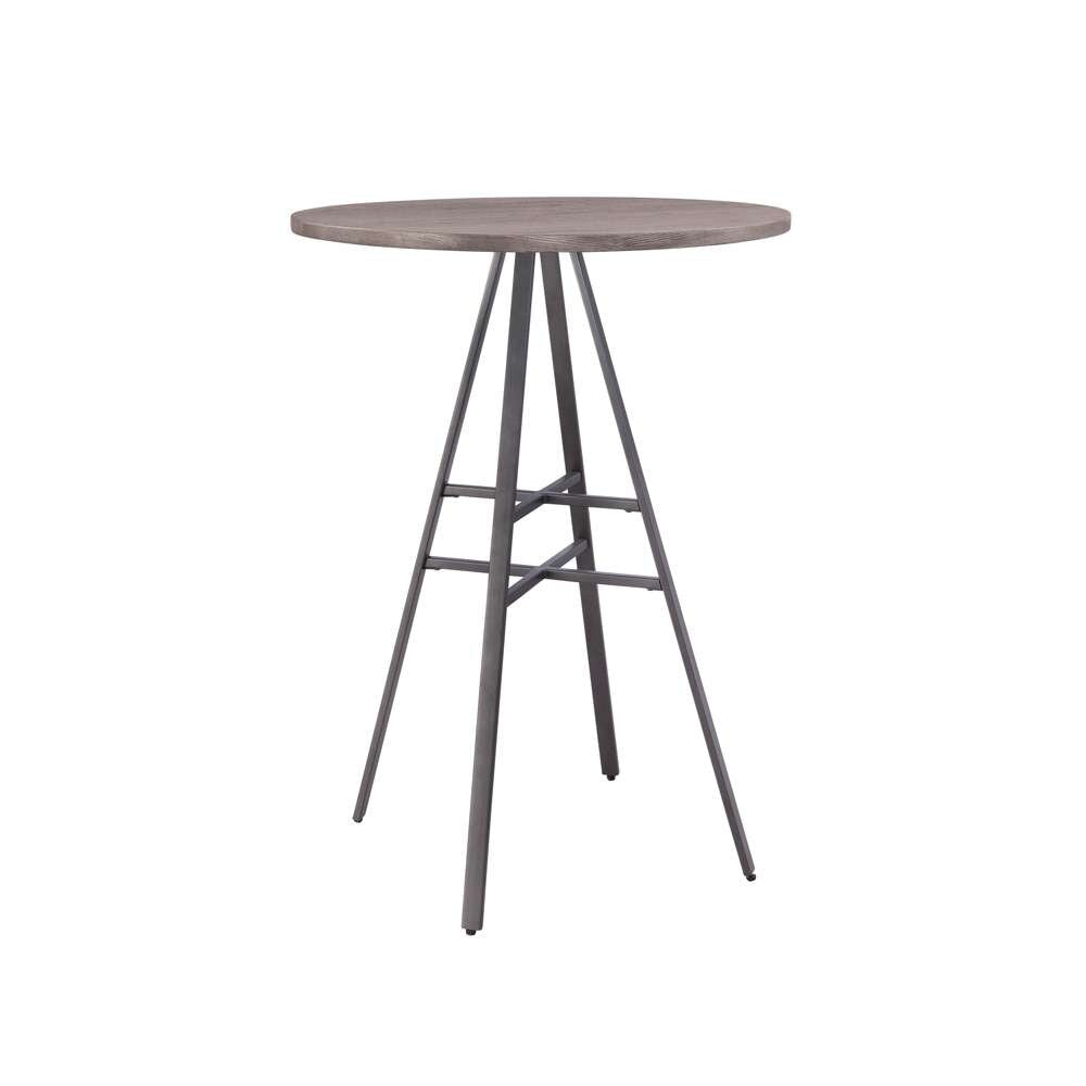 American Woodcrafters - Stockton 3 Piece Pub Table Set - Slate Grey - P1-121-B1-121-3PC veiw 3