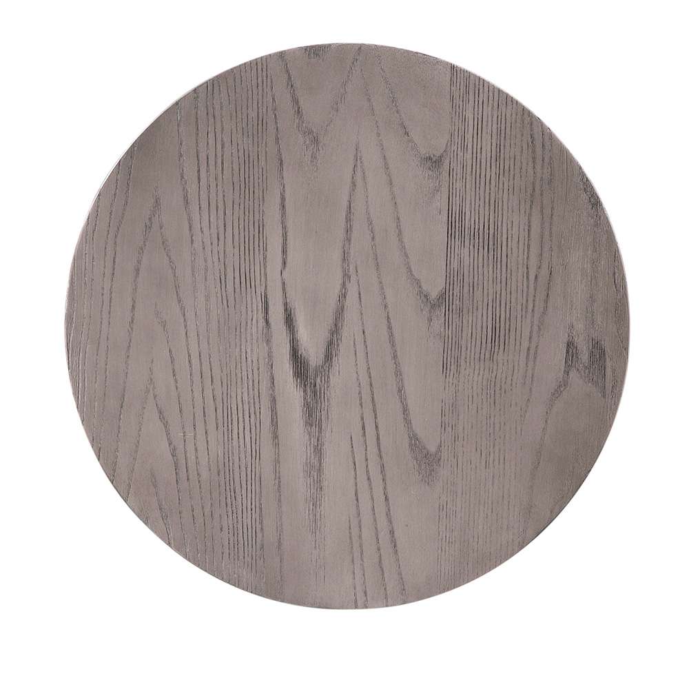 American Woodcrafters - Stockton Round Pub Table - Slate Grey - Grey Oak Top - P1-121 veiw 3