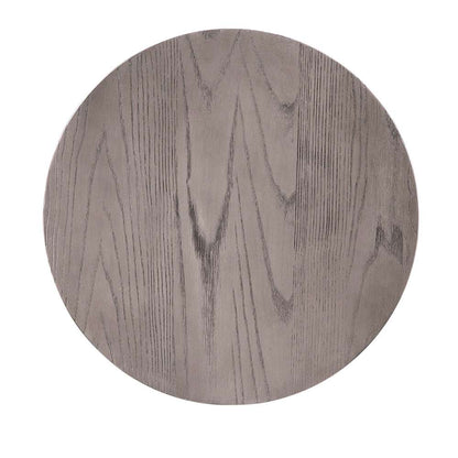 American Woodcrafters - Stockton Round Pub Table - Slate Grey - Grey Oak Top - P1-121 veiw 3
