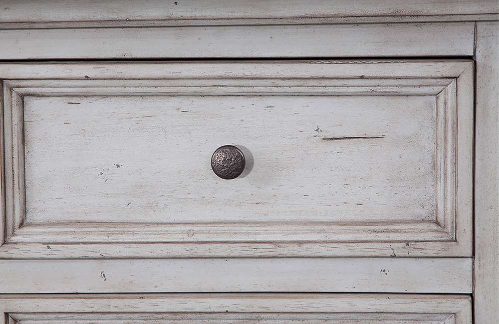American Woodcrafters - Stonebrook Dresser with Mirror - Light Distressed Antique Gray - 7820-DLM veiw 2