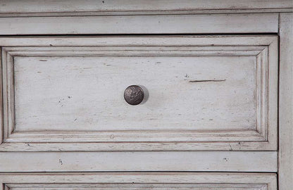 American Woodcrafters - Stonebrook Dresser with Mirror - Light Distressed Antique Gray - 7820-DLM veiw 2