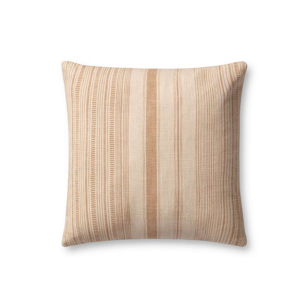 Angela Rose x Loloi - Celina PAR0015 Ivory / Wheat 18 x 18 Cover Only Pillow - P226PAR0015IVWTPIL1 veiw 1