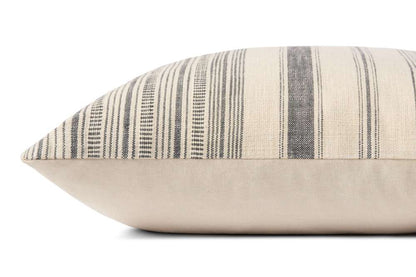 Angela Rose x Loloi - Celina PAR0015 Ivory / Grey 18 x 18 Cover w/Poly Pillow - PSETPAR0015IVGYPIL1 veiw 2