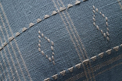 Angela Rose x Loloi - Lina Blue / Slate 18 x 18 Cover w/Down Pillow - DSETPAR0016BBSLPIL1 view 3