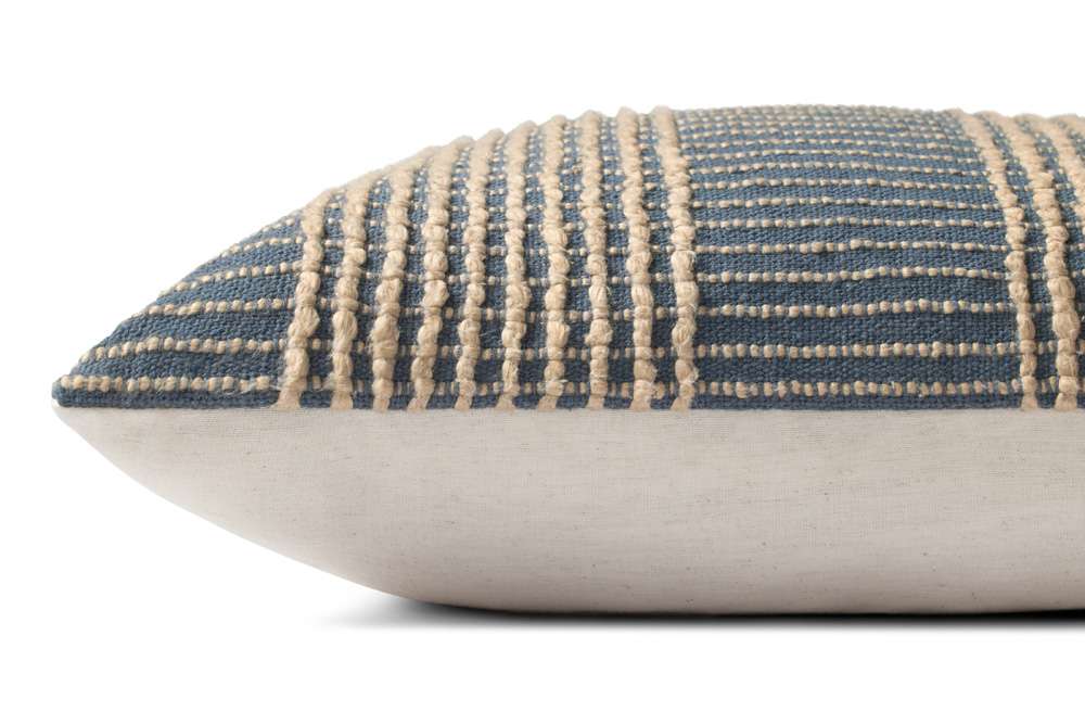 Angela Rose x Loloi - Sophia PAR0017 Blue 18 x 18 Cover Only Pillow - P232PAR0017BB00PIL1 veiw 4