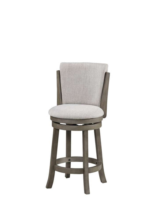 Avalon Furniture - 24in Contempo Swivel Stool - Antique Grey - D01977 GC-G veiw 1