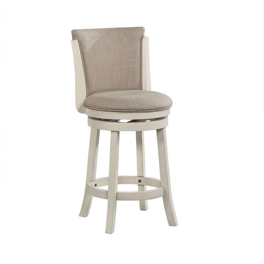 Avalon Furniture - 24in Contempo Swivel Stool - Antique White - D01977 GC-W veiw 1