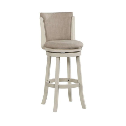 Avalon Furniture - 29in Contempo Swivel Stool - Antique White - D01977 BS-W veiw 1