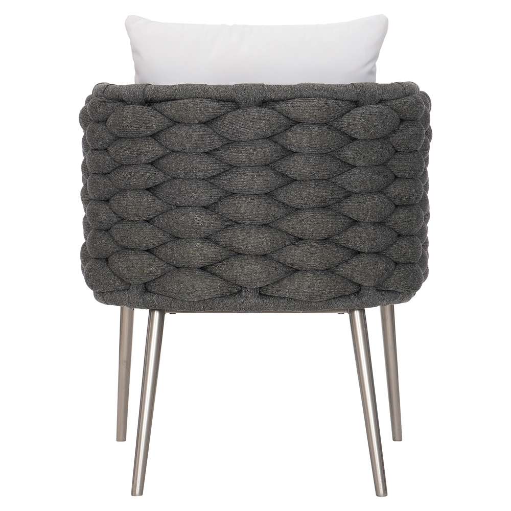 Bernhardt - Santa Cruz Outdoor Arm Chair in Cadet Grey - X02549Q veiw 3