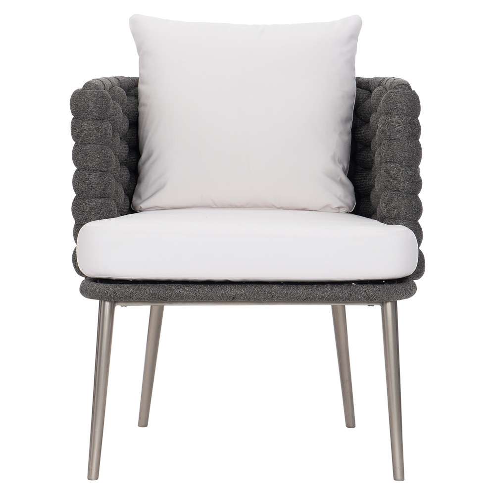 Bernhardt - Santa Cruz Outdoor Arm Chair in Cadet Grey - X02549Q veiw 4