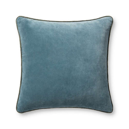 Chris Loves Julia x Loloi - Liza Blue 22 x 22 Cover Only Pillow - P005PCJ0020BB00PIL3 veiw 1