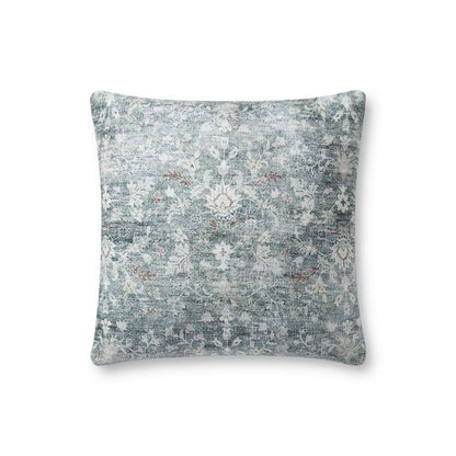 Chris Loves Julia x Loloi - PCJ0007 Grey 18in x 18in w/Poly Pillow - P196PCJ0007GY00PIL1 veiw 1