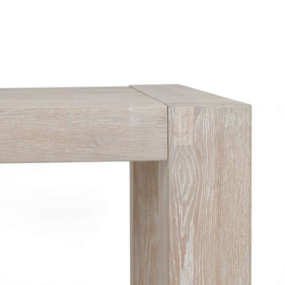 Classic Home - Kingston Reclaimed Oak 89in Dining Table Aged Cream - 51031303 veiw 5