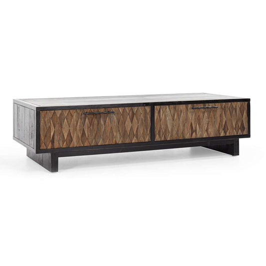 Classic Home - Anton 4Dwr Coffee Table  Black/Natural - 51005289 veiw 1