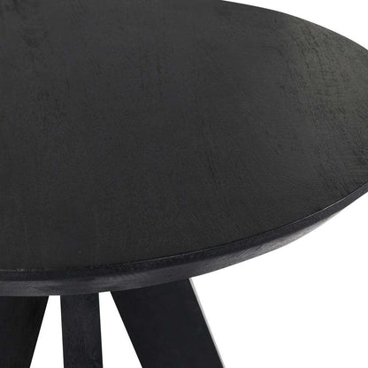 Classic Home - Rodrigo Wood 32in Round Bar Table Black - 51011897 veiw 3