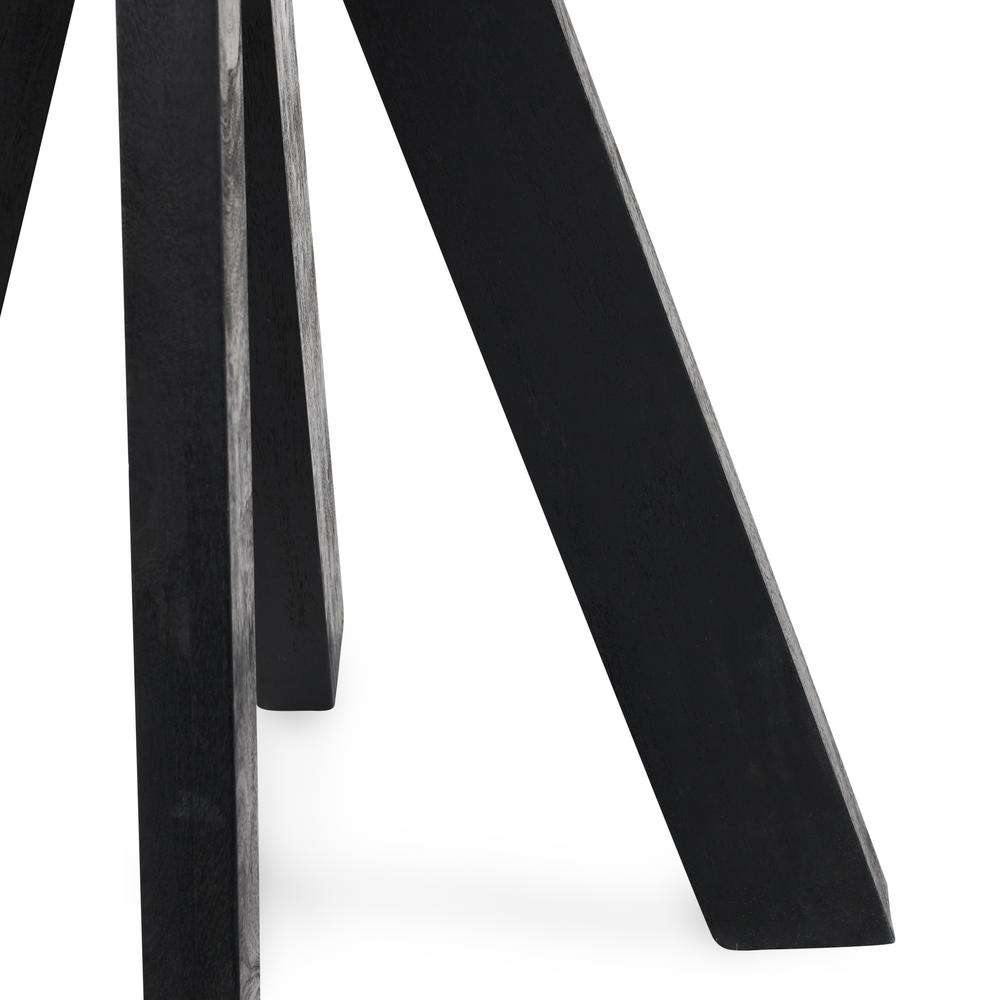 Classic Home - Rodrigo Wood 32in Round Bar Table Black - 51011897 veiw 4